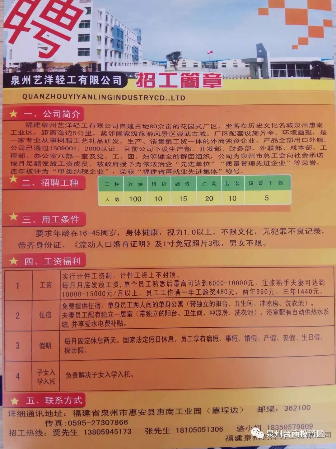 招工最新招聘信息鹿邑